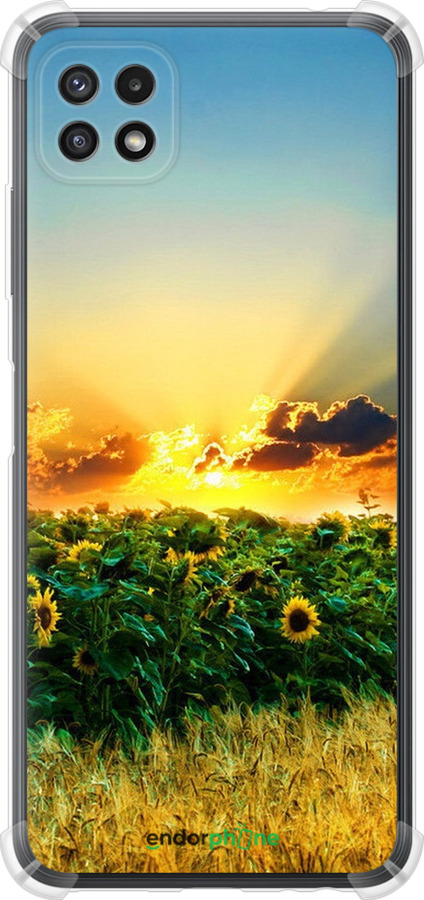 

Силіконовий протиударний с посиленими кутами чохол "Україна" для Samsung Galaxy A22 5G A226B