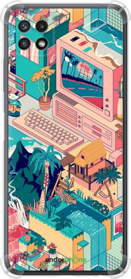 Силіконовий протиударний с посиленими кутами чехол № 5393 для Samsung Galaxy A22 5G A226B - 5393sp-2581 изображение 