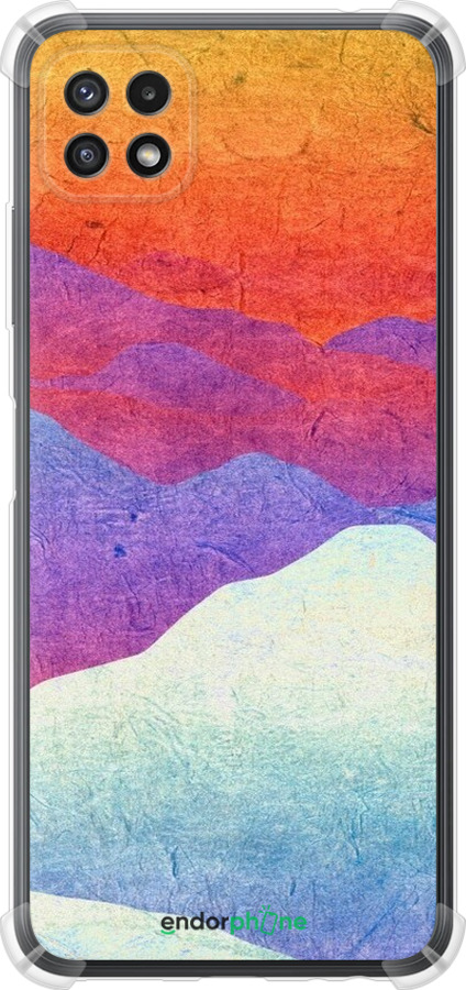 Силикон с усиленными углами чехол Горный закат для Samsung Galaxy A22 5G A226B - 6479sp-2581 изображение 