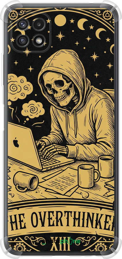 Силіконовий протиударний с посиленими кутами чехол The Overthinker для Samsung Galaxy A22 5G A226B - 6774sp-2581 изображение 