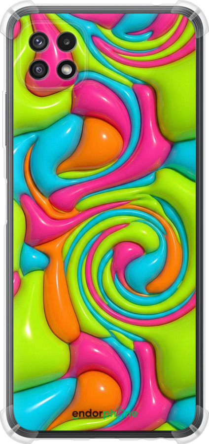 Силикон с усиленными углами чехол Y2K Jelly Dream для Samsung Galaxy A22 5G A226B - 6780sp-2581 изображение 