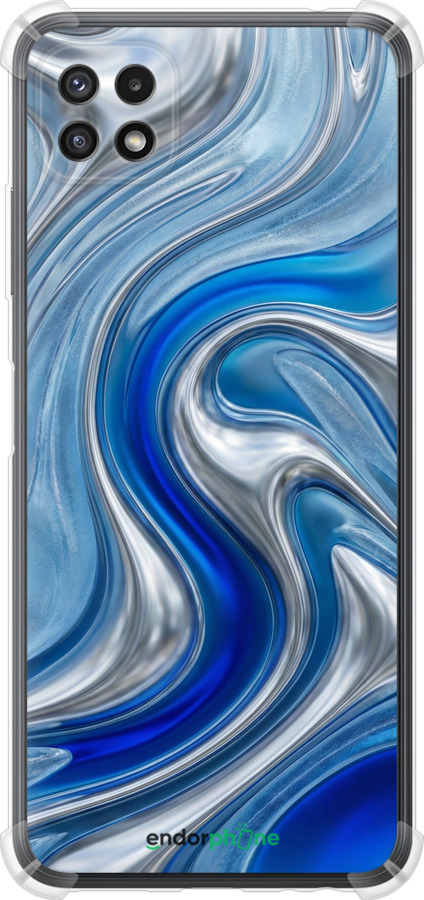 Силіконовий протиударний с посиленими кутами чехол Liquid Chrome для Samsung Galaxy A22 5G A226B - 6781sp-2581 изображение 