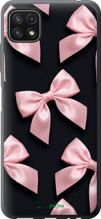 Силіконовий чехол Coquette Ribbons Dark Coquette для Samsung Galaxy A22 5G A226B - 6767u-2581 изображение 
