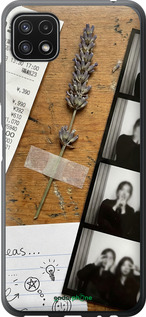 Силиконовый чехол Aesthetic Scrapbook Collage для Samsung Galaxy A22 5G A226B - 6773u-2581 изображение 