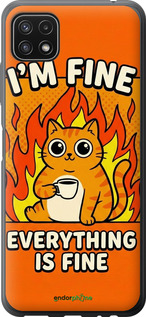 Силиконовый чехол 'Funny Cat' для Samsung Galaxy A22 5G A226B изображение 5