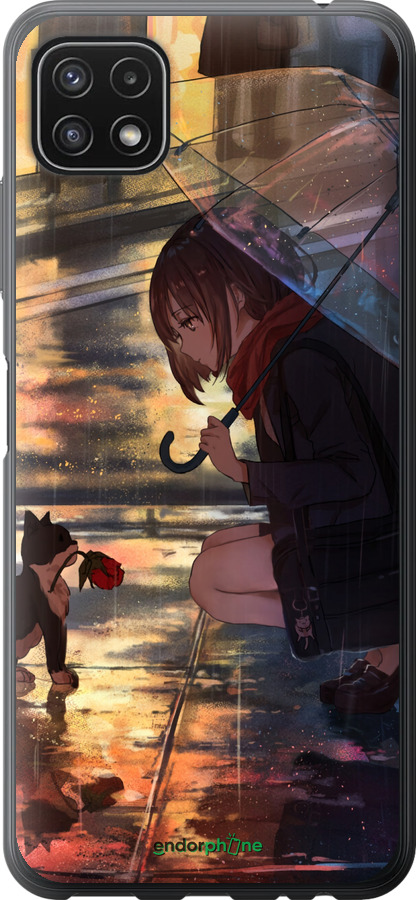 Силиконовый чехол Anime для Samsung Galaxy A22 5G A226B - 6609u-2581 изображение 