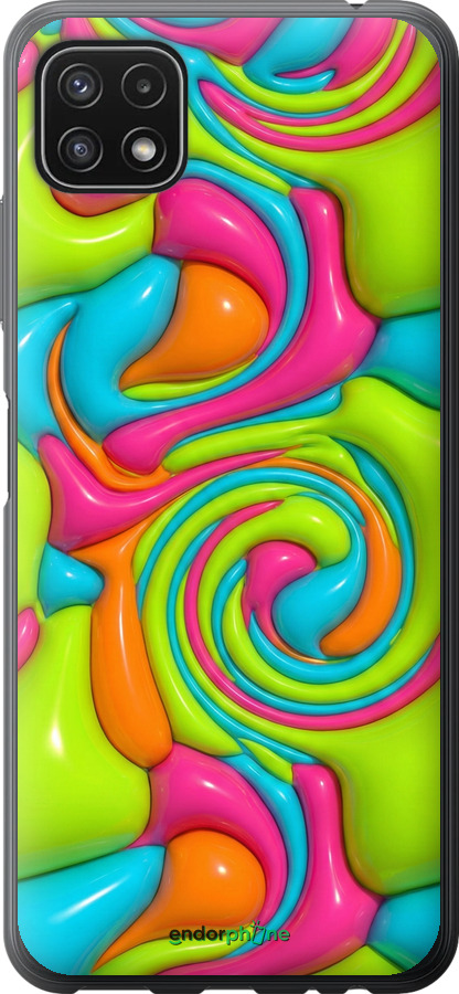 Силіконовий чехол Y2K Jelly Dream для Samsung Galaxy A22 5G A226B - 6780u-2581 изображение 