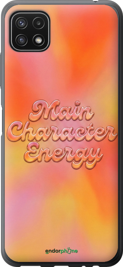 Силіконовий чехол Aura Gradient Main Character Energy Aesthetic Y2K для Samsung Galaxy A22 5G A226B - 6783u-2581 изображение 