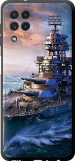 TPU чехол Военный корабль, world of tanks, wargaming для Samsung Galaxy M32 M325F - 6461b-2558 изображение 