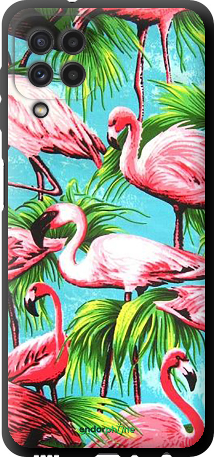 TPU чехол Tropical background для Samsung Galaxy M22 M225F - 4016b-2551 изображение 