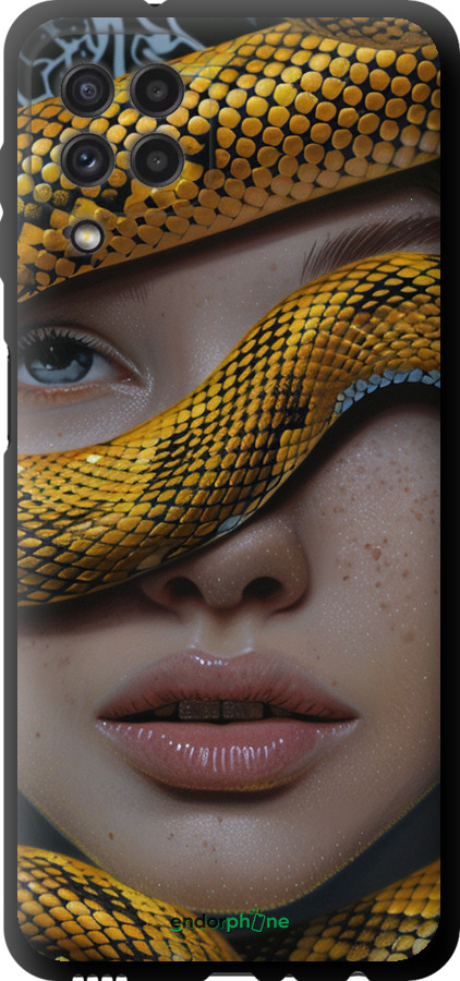 TPU чехол Объятия змеи для Samsung Galaxy M22 M225F - 6081b-2551 изображение 