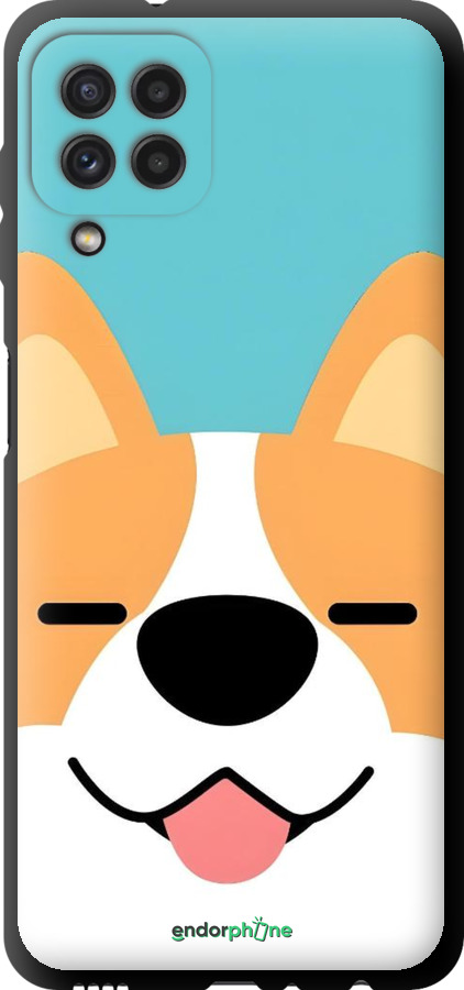 TPU чехол Корги для Samsung Galaxy M22 M225F - 6280b-2551 изображение 