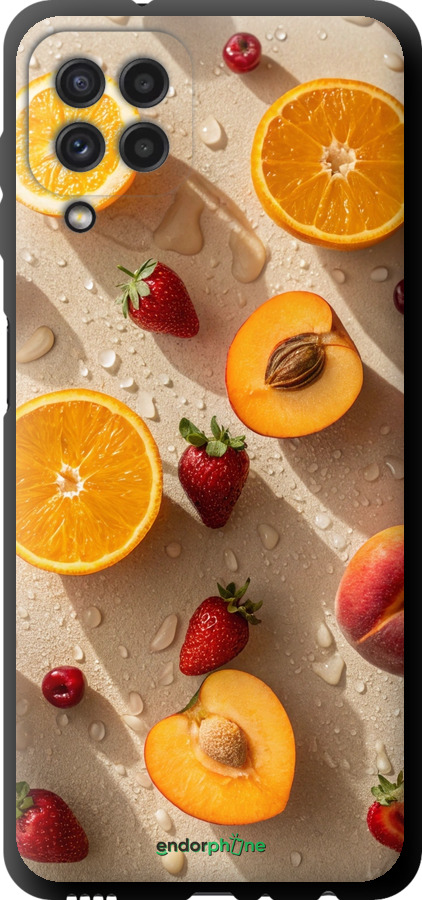 TPU чехол Фрукти 3 для Samsung Galaxy M32 M325F - 6703b-2558 изображение 