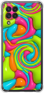 Силикон с усиленными углами чехол Y2K Jelly Dream для Samsung Galaxy M32 M325F - 6780sp-2558 изображение 