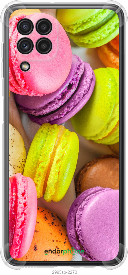 

Coque du Silicone antichoc avec coins renforcés "Macarons" pour Samsung Galaxy A22 A225F, Jaune