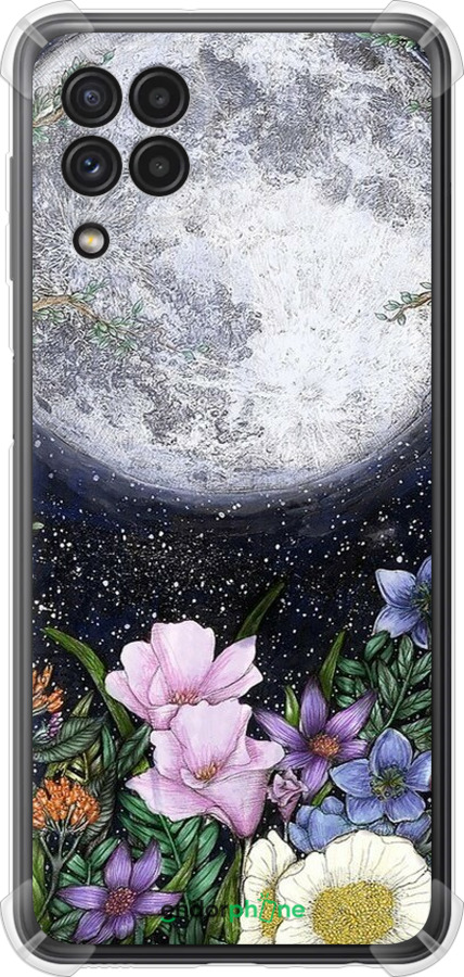 Силикон с усиленными углами чехол Полночь в саду II для Samsung Galaxy M22 M225F - 6424sp-2551 изображение 