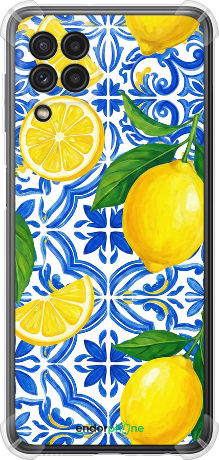 Силіконовий протиударний с посиленими кутами чехол Grocery Girl Italian Summer для Samsung Galaxy M22 M225F - 6766sp-2551 изображение 