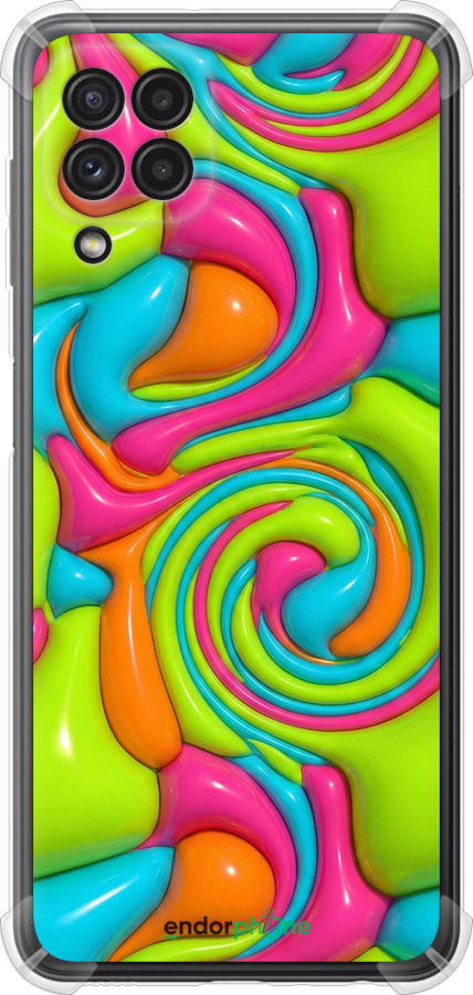 Силикон с усиленными углами чехол Y2K Jelly Dream для Samsung Galaxy M32 M325F - 6780sp-2558 изображение 