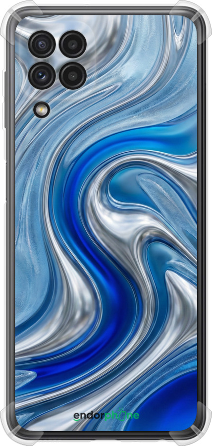 Силіконовий протиударний с посиленими кутами чехол Liquid Chrome для Samsung Galaxy M32 M325F - 6781sp-2558 изображение 