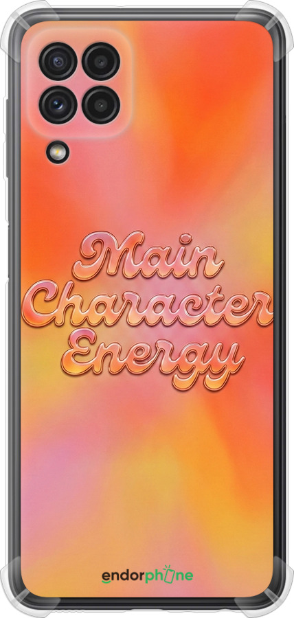 Силикон с усиленными углами чехол Aura Gradient Main Character Energy Aesthetic Y2K для Samsung Galaxy M22 M225F - 6783sp-2551 изображение 