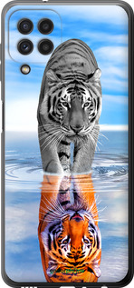 2D пластиковый чехол Тигр для Samsung Galaxy A22 A225F - 6016t-2270 изображение 