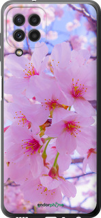2D пластиковый чехол Сакура для Samsung Galaxy M22 M225F - 6029t-2551 изображение 