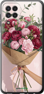 Силіконовий чехол Півонії 1 для Samsung Galaxy A22 A225F - 6705u-2270 изображение 