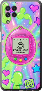 Силиконовый чехол Y2K Aesthetic Retro Pet: Годуй мене кавою для Samsung Galaxy M32 M325F - 6784u-2558 изображение 
