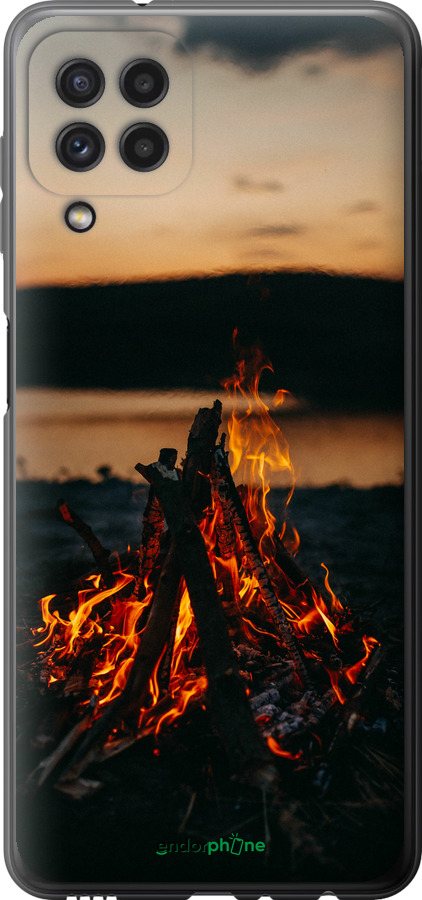 2D пластиковый чехол Огонь для Samsung Galaxy A22 A225F - 6021t-2270 изображение 