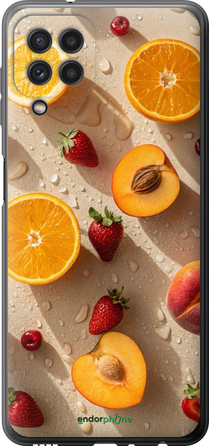 2D пластиковый чехол Фрукты 3 для Samsung Galaxy M32 M325F - 6703t-2558 изображение 