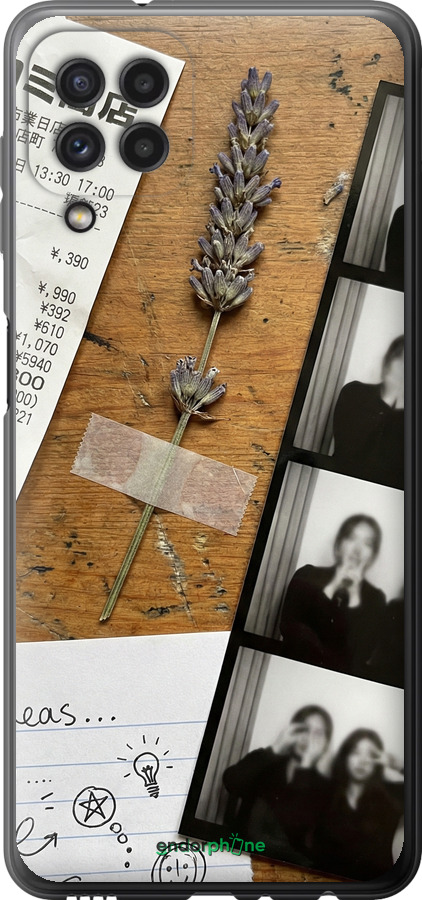 Силиконовый чехол Aesthetic Scrapbook Collage для Samsung Galaxy M22 M225F - 6773u-2551 изображение 