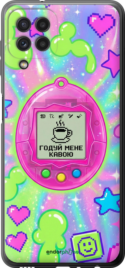 Силиконовый чехол Y2K Aesthetic Retro Pet: Годуй мене кавою для Samsung Galaxy M32 M325F - 6784u-2558 изображение 