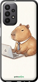 TPU чехол Funny Capybara CEO Working для Samsung Galaxy A23 A235F - 6777b-2587 изображение 