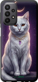 TPU чехол Mystic White Cat Gothic Dark Purple Gold для Samsung Galaxy A23 A235F - 6805b-2587 изображение 