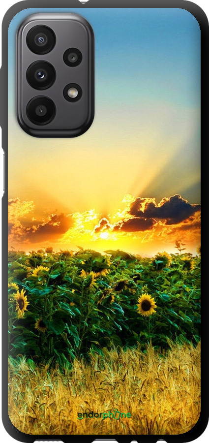 

TPU чорний чохол "Україна" для Samsung Galaxy A23 A235F