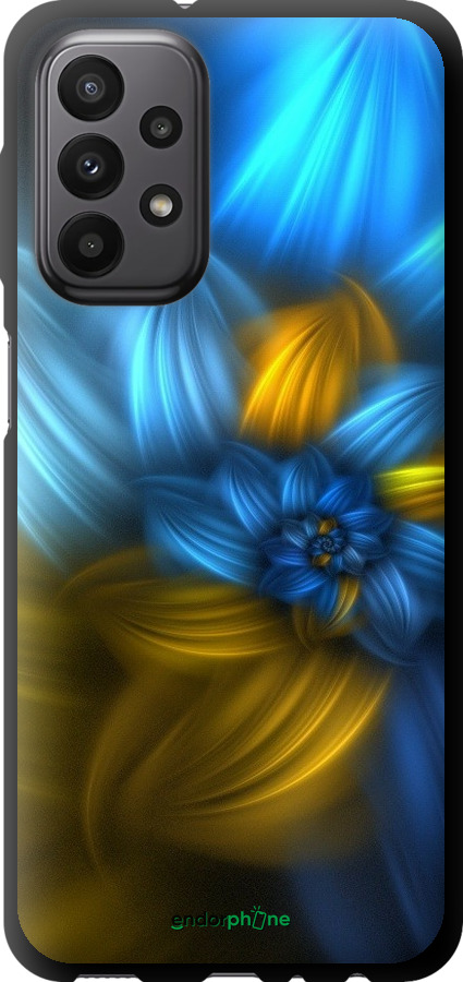 

TPU чорний чохол "Візерунок 46" для Samsung Galaxy A23 A235F, Синій
