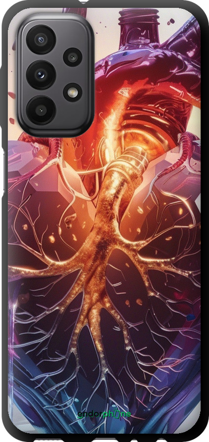 TPU чехол Crystal Heart для Samsung Galaxy A23 A235F - 6070b-2587 изображение 