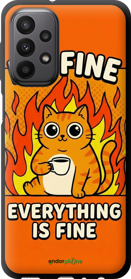 TPU чехол Funny Cat для Samsung Galaxy A23 A235F - 6786b-2587 изображение 