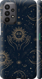 3D пластиковый матовый чехол 'Celestial Harmony: Sun & Moon Gold Mystic Pattern' для Samsung Galaxy A23 A235F изображение 9
