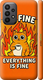 3D пластиковый матовый чехол 'Funny Cat' для Samsung Galaxy A23 A235F изображение 17