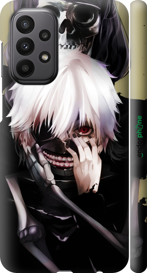 

3D пластиковий матовий чохол "Токійський Гуль" для Samsung Galaxy A23 A235F, Чорний