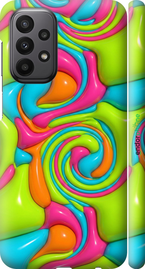 3D пластиковый матовый чехол Y2K Jelly Dream для Samsung Galaxy A23 A235F - 6780m-2587 изображение 