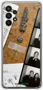 Силикон с усиленными углами чехол Aesthetic Scrapbook Collage для Samsung Galaxy A23 A235F - 6773sp-2587 изображение 