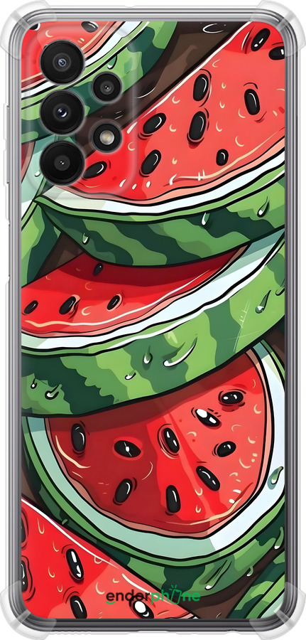 Силіконовий протиударний с посиленими кутами чехол Кавун для Samsung Galaxy A23 A235F - 6315sp-2587 изображение 