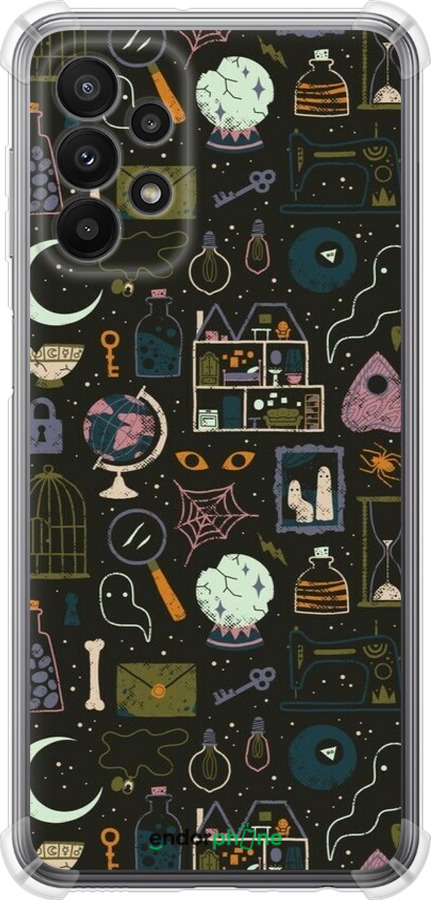 Силикон с усиленными углами чехол Колдовской принт для Samsung Galaxy A23 A235F - 6425sp-2587 изображение 