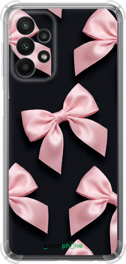Силикон с усиленными углами чехол Coquette Ribbons Dark Coquette для Samsung Galaxy A23 A235F - 6767sp-2587 изображение 
