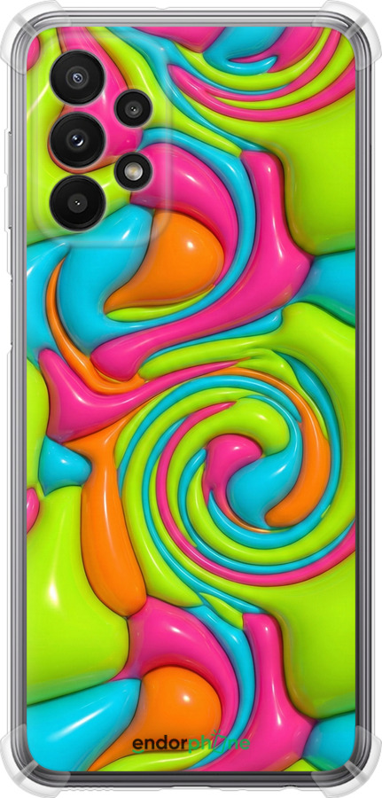 Силіконовий протиударний с посиленими кутами чехол Y2K Jelly Dream для Samsung Galaxy A23 A235F - 6780sp-2587 изображение 