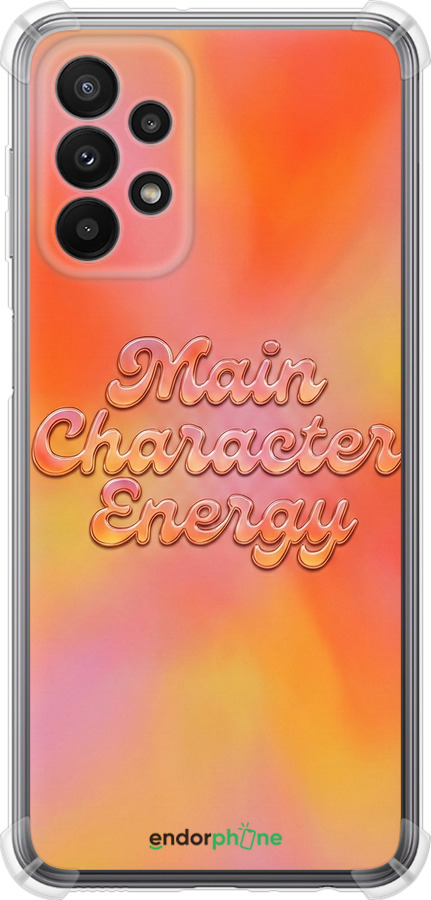 Силикон с усиленными углами чехол Aura Gradient Main Character Energy Aesthetic Y2K для Samsung Galaxy A23 A235F - 6783sp-2587 изображение 