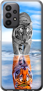 Силиконовый чехол Тигр для Samsung Galaxy A23 A235F - 6016u-2587 изображение 