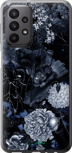 Силиконовый чехол Абстрактный цветочный рисунок в синих тонах для Samsung Galaxy A23 A235F - 6539u-2587 изображение 
